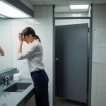 She Listens To A Coworker In The Bathroom And Tries To Bond, It Backfires