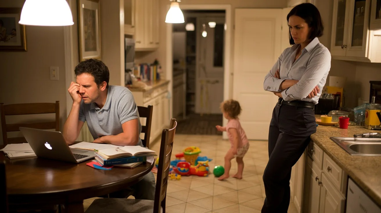 Stay-At-Home Dad Keeps Old Chore Chart, Wife Says Working Full Time Changes Everything